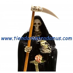 Santa Muerte negra 25 Cm. o 30 Cm. 2